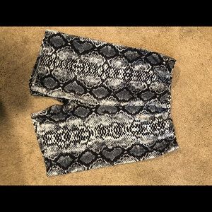 Snakeskin Bike Shorts